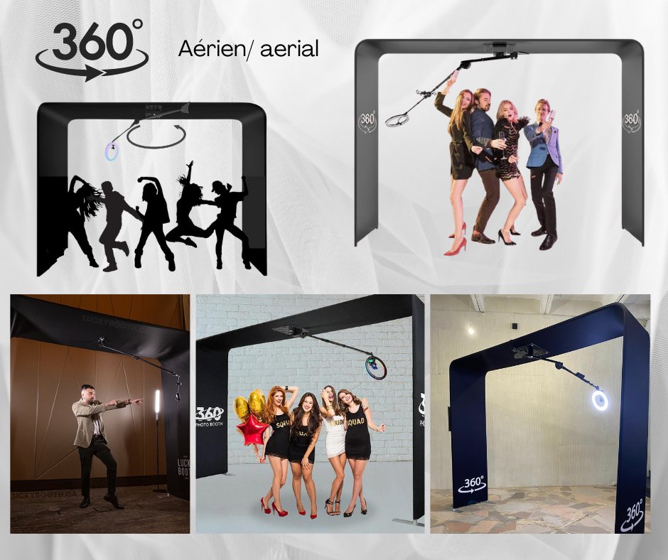 Photobooth 360 aérien