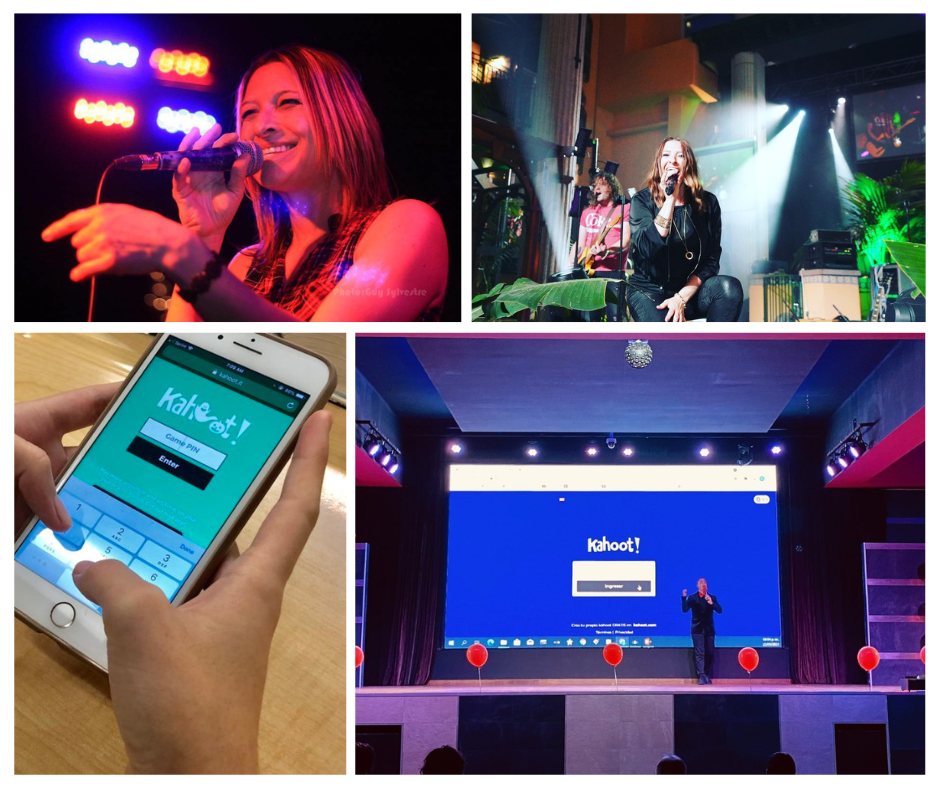 Quiz musical avec groupe live et votation par téléphone