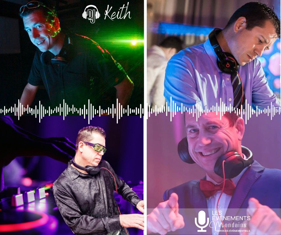 DJ Keith, DJ et animateur bilingue pour mariages et événements corporatifs