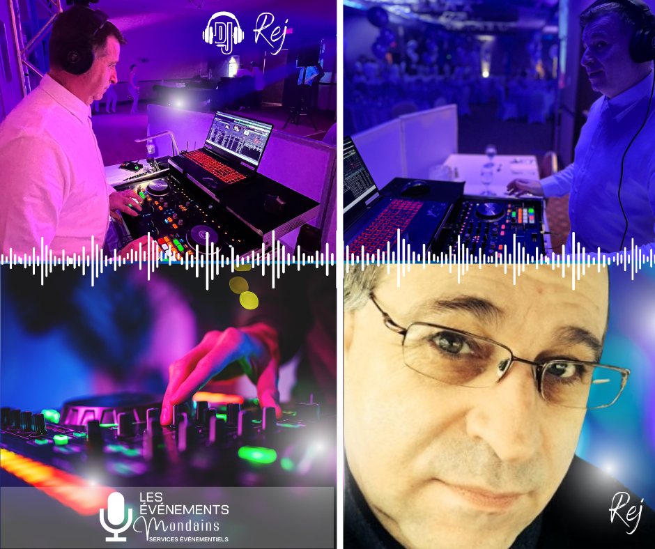 DJ Rej, DJ rétro années 70 80 90 pour générations X et Baby Boomers