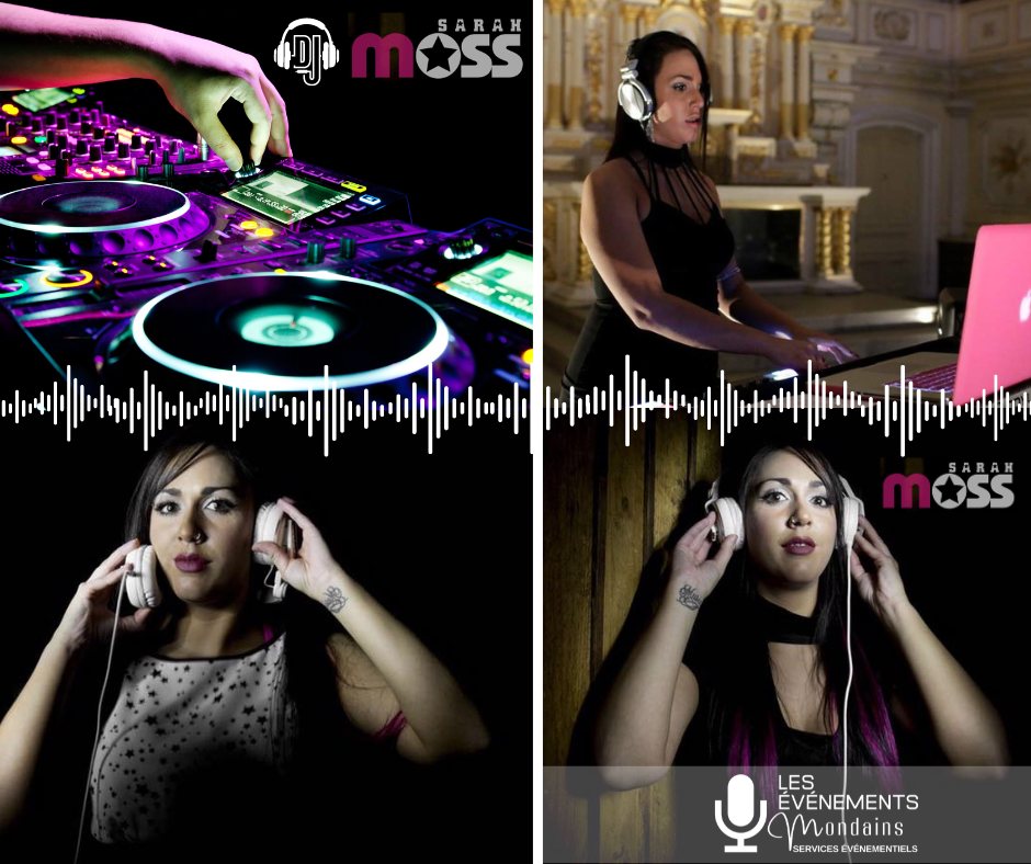 DJ Sarah Moss, DJ pour événements corporatifs, galas et soirées élégantes partout au Québec